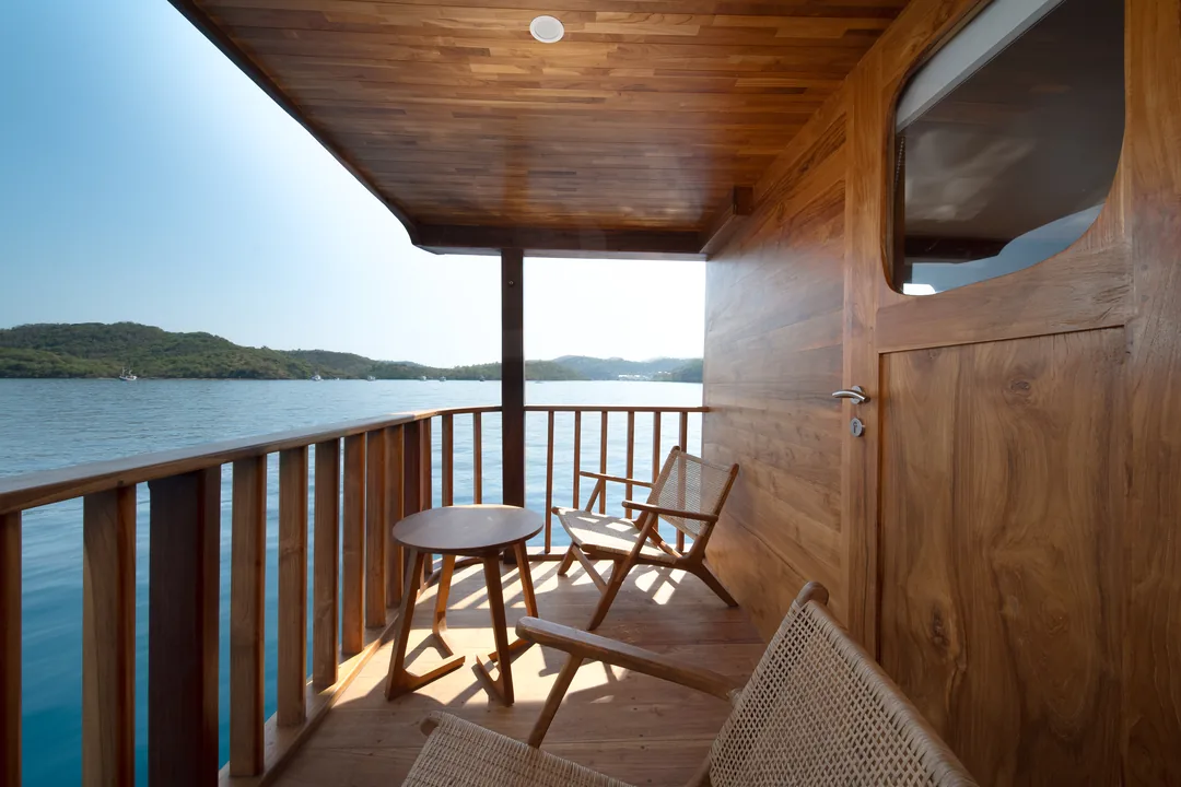 Prywatny balkon kabiny deluxe