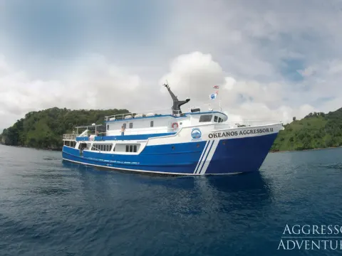 Okeanos Aggressor II na kotwicy