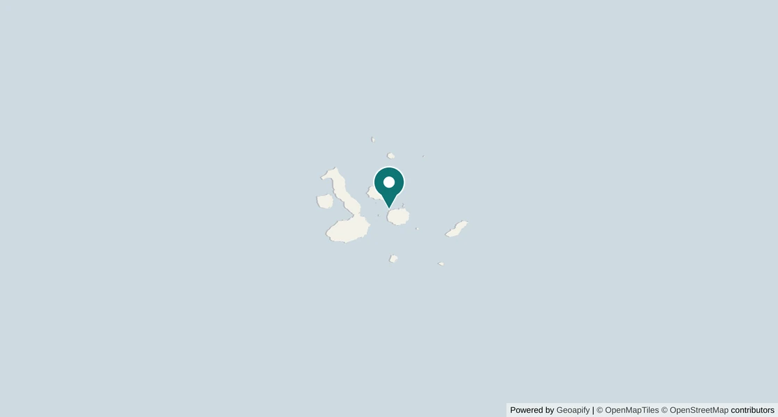Mapa z zaznaczoną lokalizacją: Galapagos, Ekwador