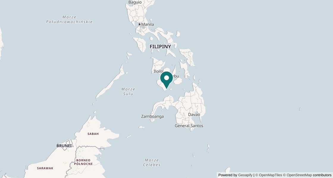 Mapa nurkowa: Dumaguete i Dauin, Filipiny
