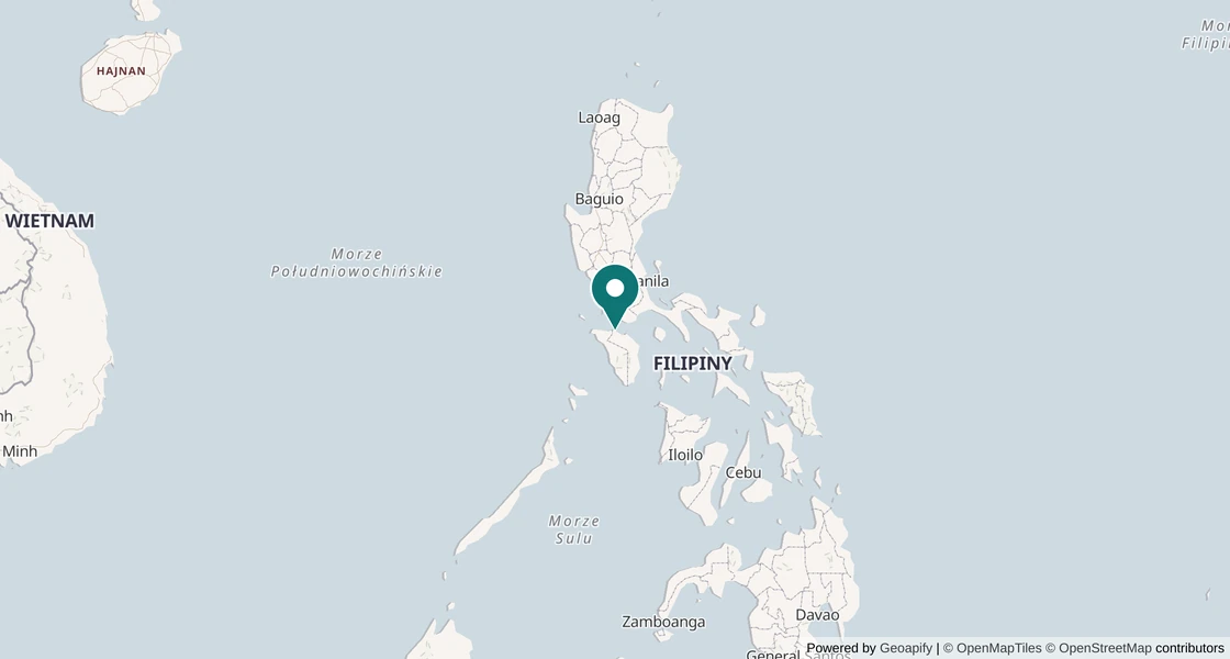 Mapa nurkowa: Puerto Galera, Filipiny