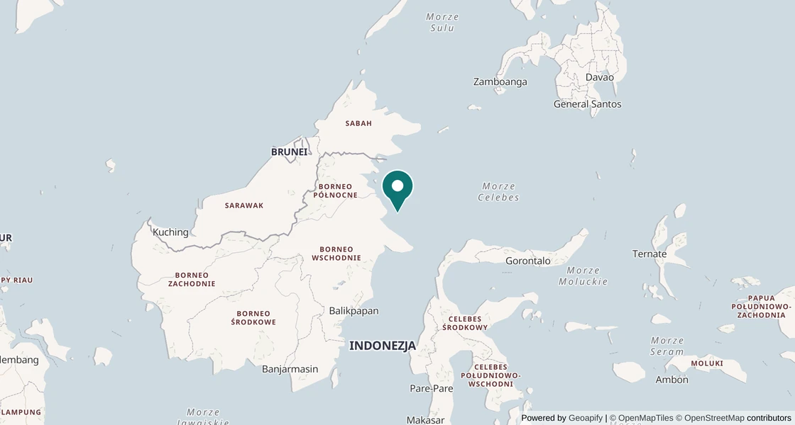 Mapa nurkowa: Derawan (Kalimantan), Indonezja