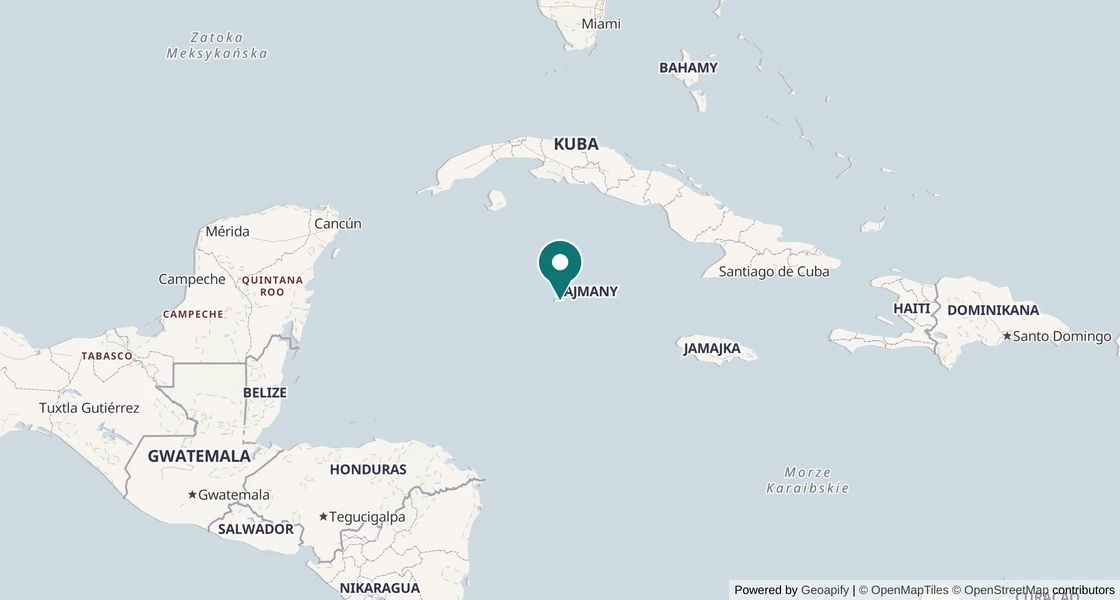 Mapa: Kajmany: Grand Cayman