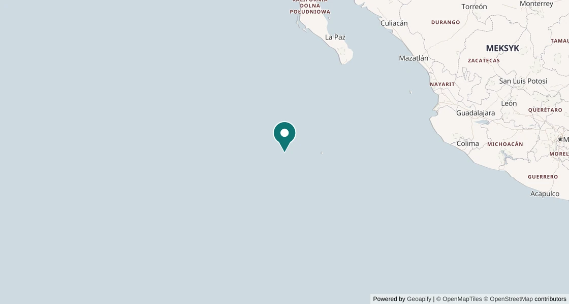 Mapa nurkowa: Socorro (Archipelag Revillagigedo), Meksyk