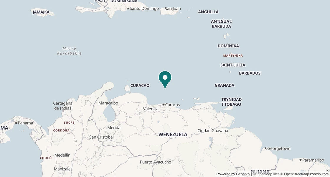 Mapa: Wenezuela: Los Roques